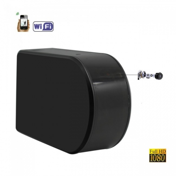Camera Video Spion pentru Supraveghere Wi-Fi, Ip + DVR, Full HD 1920x1080p, Lentila Mobila 180 Grade Orientata din Aplicatie, Detector de Miscare [2]