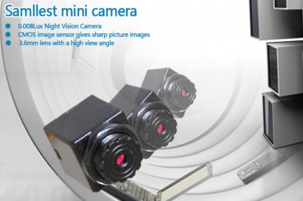 Camera CCTV de Supraveghere Spion 90 Grade, Sunet, 520 TVL CCCTVMINI903EE [6]