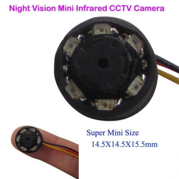 Microcamera CCTV Spion cu Night vision , 940Nm , Audio, 520 TVL [1]