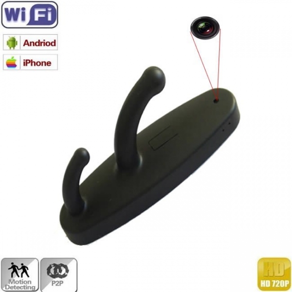 Camera Video Spy Mascata in Cuier cu Wi-Fi P2P, Senzor de Miscare, Card MicroSD 32Gb [2]