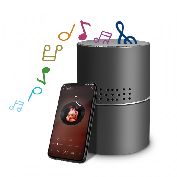 Boxă Bluetooth cu Cameră Video Spy, WI-FI, IP, P2P+DVR, Senzor de Mișcare, Lentilă Rotativă 330 de Grade [2]