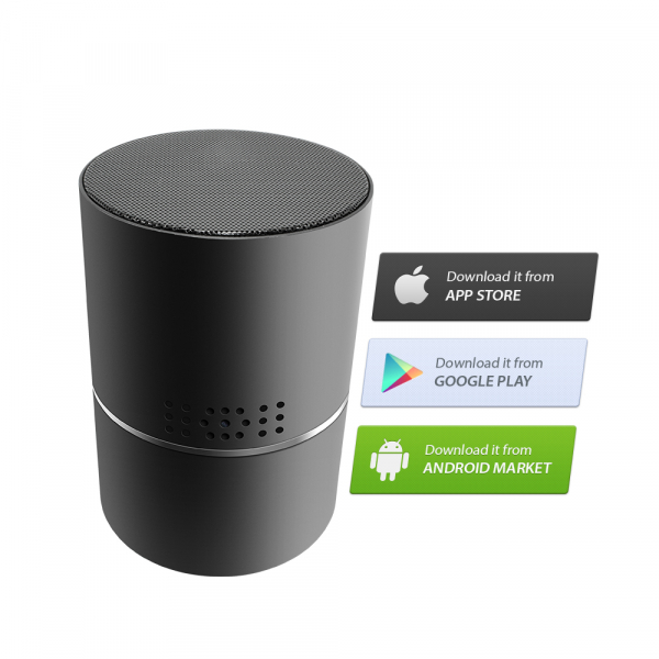 Boxă Bluetooth cu Cameră Video Spy, WI-FI, IP, P2P+DVR, Senzor de Mișcare, Lentilă Rotativă 330 de Grade [5]