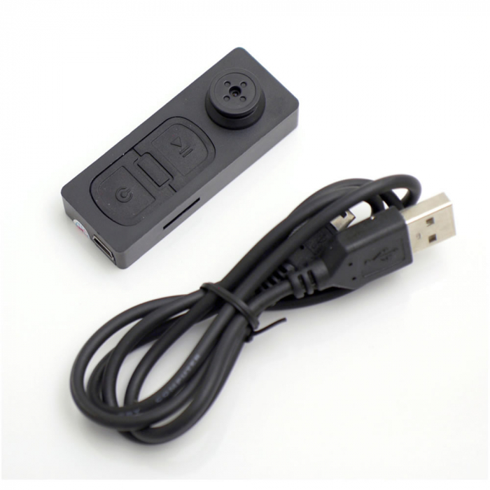 Camera ascunsa în nasture cu rezolutie de 720p, memorie 16 Gb, autonomie 90 minute [2]