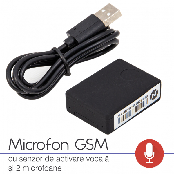 Microfon Gsm Spion | 30 de Ore de Ascultare Continuă | 30 Zile Autonomie | Microfon cu x-tend | Supraveghere Ambientală | [2]