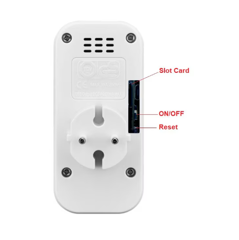 Priza Dubla cu Camera Spion Full HD 1080P, Conexiune Wi-Fi si Senzor de Miscare, CAMIP106BW [5]