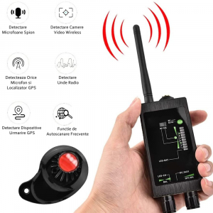 Detector Ultraprofesional de camere, microfoane, localizatoare spy si telefoane mobile, 12Ghz, MAXPROTECT10 [3]