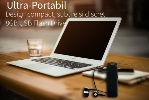 Stick USB 8Gb reportofon spion profesional 8Gb [5]