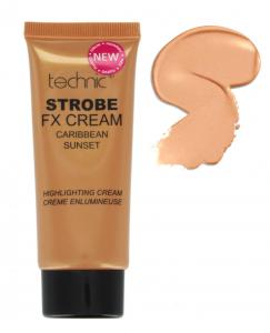 Iluminator cu particule TECHNIC Strobe Fix Cream Carribbean Sunset,35g
