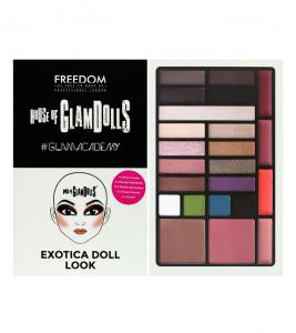 Paleta Multifunctionala Freedom London House of GlamDolls Exotica Doll look