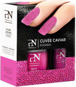 Lac de Unghii PRONAILS cu Caviar si Perle Roz - Fuchsia