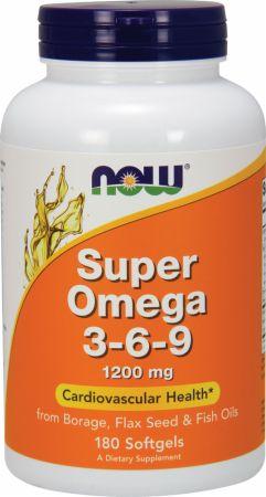 Now Super Omega 3-6-9 1200mg 180 softgels [1]
