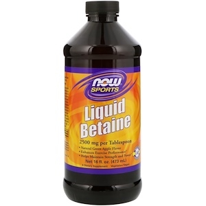Now Liquid Betaine 2500 per Tablespoon 473 ml [1]