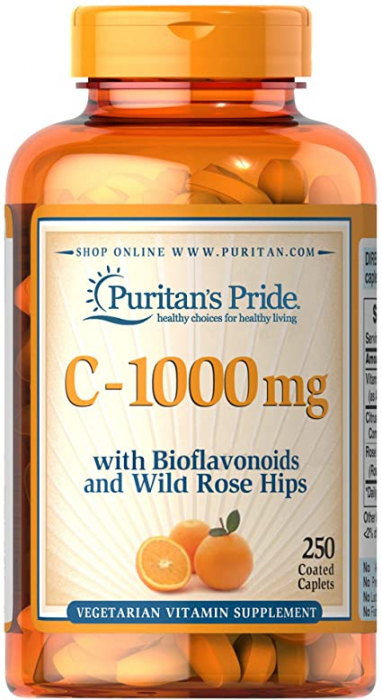 Puritan's Pride C-1000 with Bioflavonoids & rose hips 250 caplets [1]