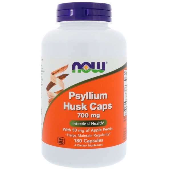 Now Psyllium Husk Caps 700 mg 180 caps [1]