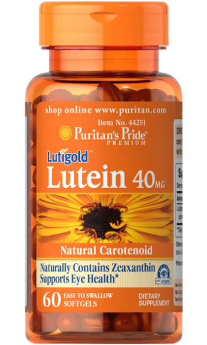 Puritan`s Pride Lutein 40 mg 60 softgels [1]