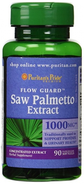 Puritan`s Pride Saw Palmetto 1000 mg 90 softgels [1]