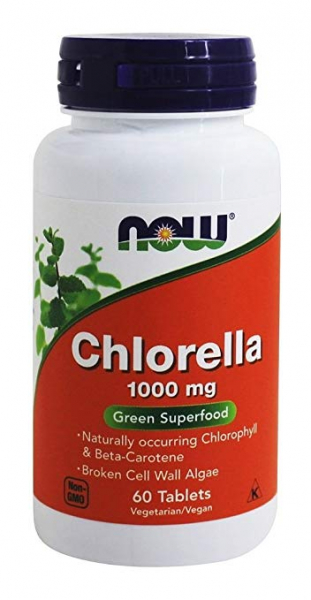 Now Chlorella 1000 mg 60 tab [1]