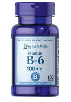Puritan`s Pride Vitamin B-6 100 mg 100 tab [1]