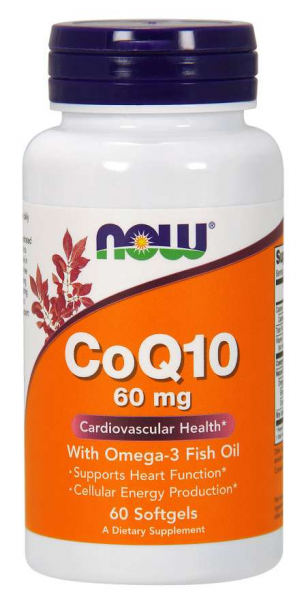 Now CoQ10 60 mg 60 softgels [1]