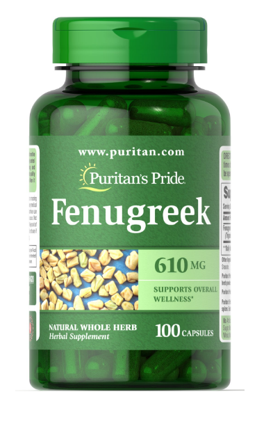 Puritan`s Pride Fenugreek 610 mg 100 caps [1]