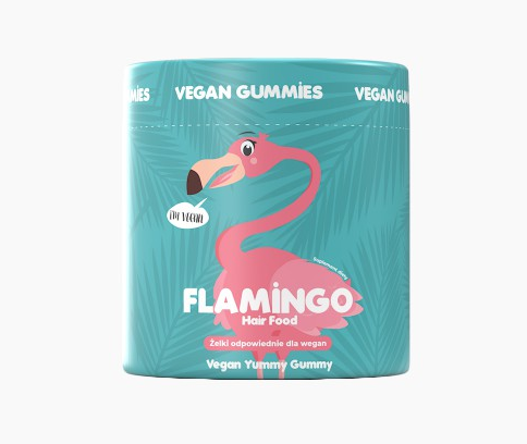 Noble Health Flamingo Hair Food 60 Vegan Yummy Gummy [1]