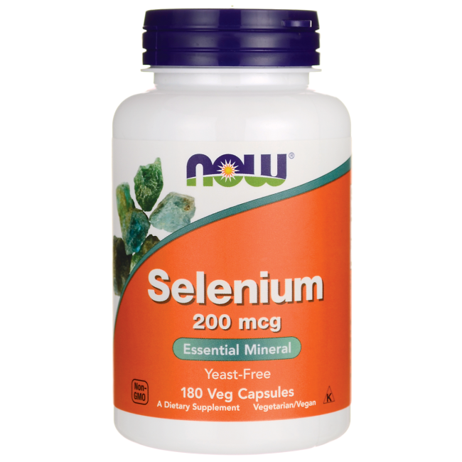 Now Selenium 200 Mcg 180 Vcaps