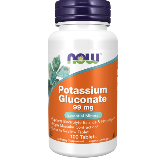 Now Potassium Gluconate 99 mg 250 tab [1]