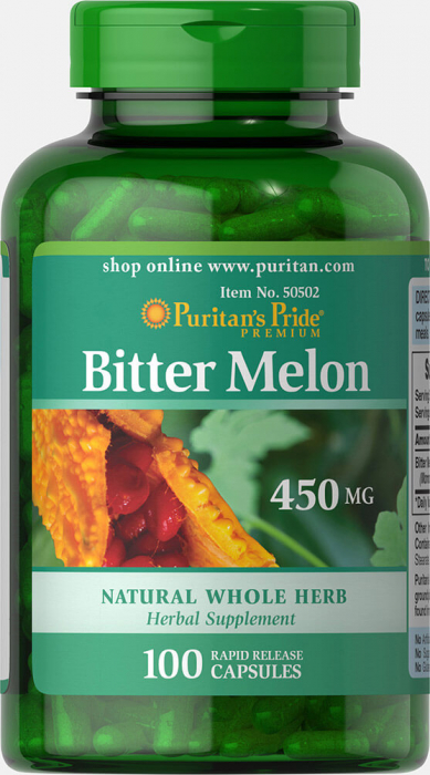 Puritan`s Pride Bitter Melon 450 mg 100 caps [1]