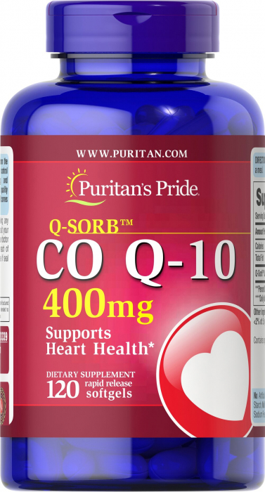 Puritan`s Pride Q-Sorb CO Q-10 400 mg 120 softgels [1]
