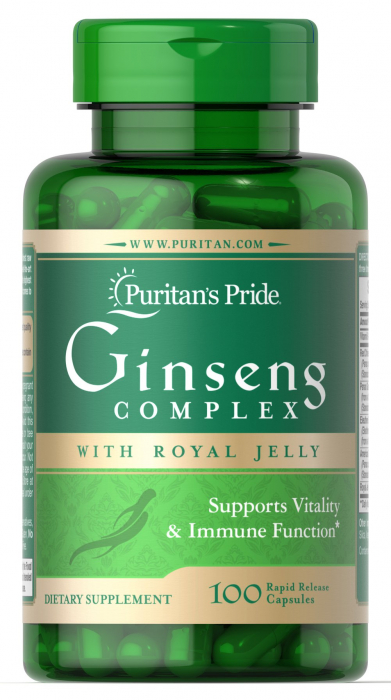 Puritan`s Pride Ginseng Complex Royal Jelly 1000mg 100 caps [1]