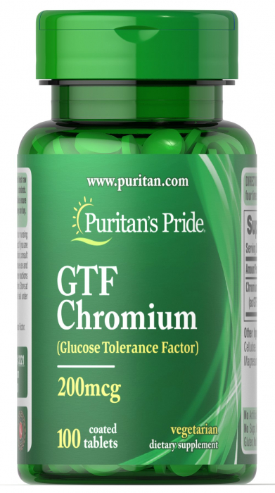 Puritan`s Pride GTF Chromium 200 mg 100 tab [1]