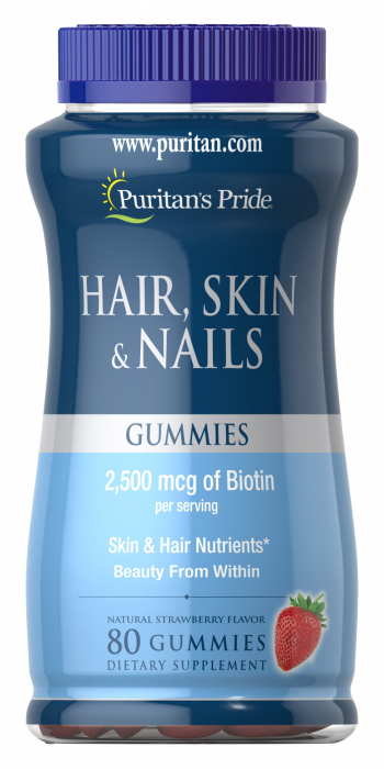 Puritan`s Pride Hair, Skin & Nails 80 gummies [1]