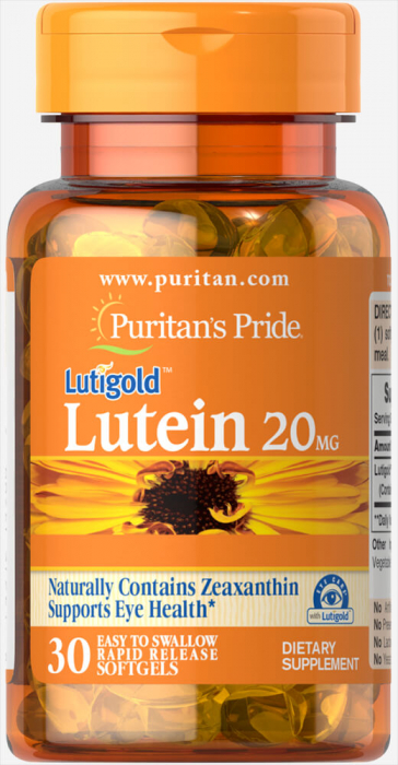Puritan`s Pride Lutein 20 mg Zeaxanthin 30 softgels [1]