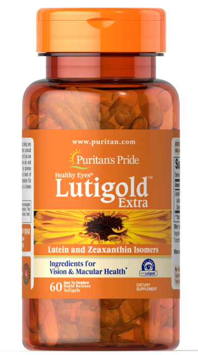 Puritan`s Pride Lutigold Extra 60 Zexanthin softgels [1]