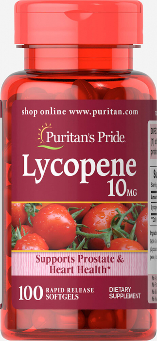 Puritan`s Pride Lycopene 10 mg 100 softgels [1]