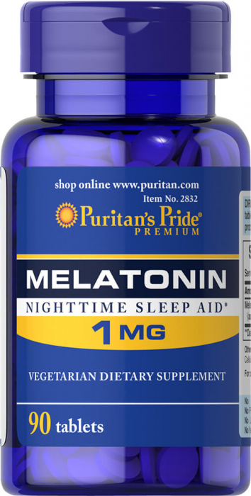 Puritan`s Pride Melatonin 1 mg 90 tab [1]