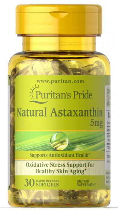 Puritan`s Pride Natural Astaxanthin 5 mg 30 softgels [1]
