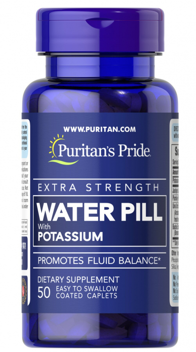 Puritan's Pride Water Pill with Potassium 50 caplets [1]