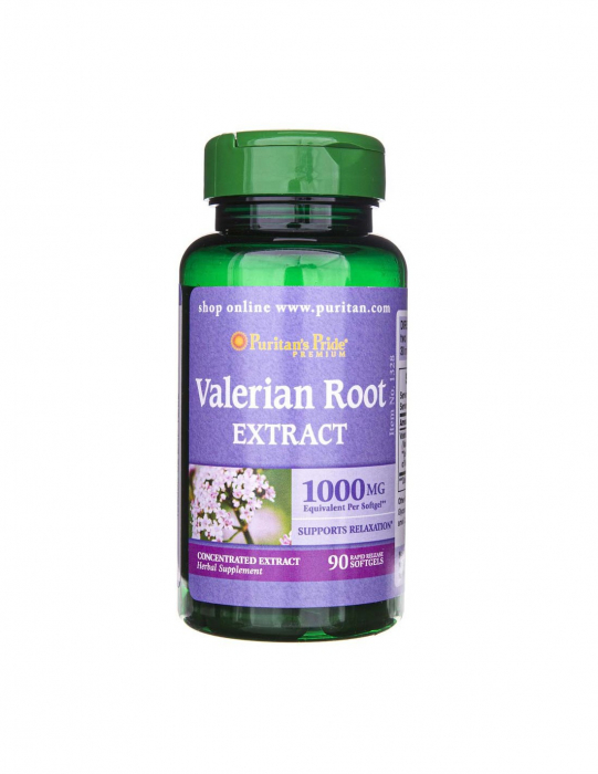 Puritan`s Pride Valerian Root 1000mg 90 softgels [1]