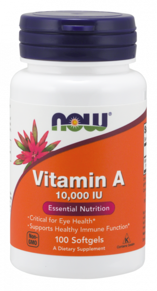 Now Vitamin A 10.000 IU 100 softgel [1]