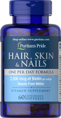 Puritan`s Pride Hair, Skin & Nails 60 softgel