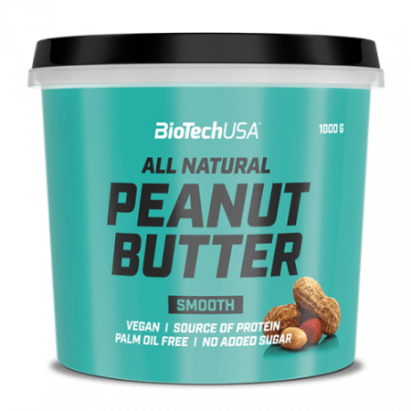 BioTechUSA Peanut Butter , Smooth 1000 grams