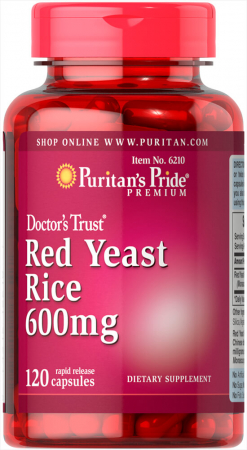 Puritan`s Pride Red Yeast Rice 600 mg 120 caps [0]