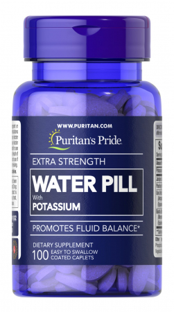 Puritan's Pride Water Pill with Potassium 100 caplets [0]
